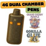 4G Pen - Gorilla Glue (Indica) / Grand Daddy Purp (Indica)
