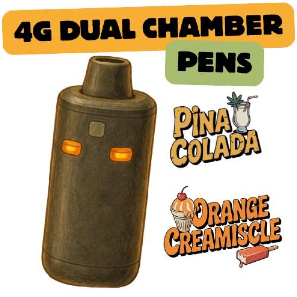 4G Pen - Orange Creamsicle (Sativa) / Pina Colada (Sativa)