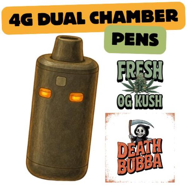 4G Pen - OG Kush (Indica) / Death Bubba (Indica)