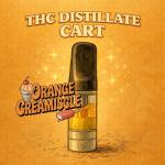 THC Distillate Vape Carts - Orange Creamsicle