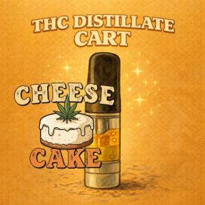 THC Distillate Vape Carts - Cheese Cake