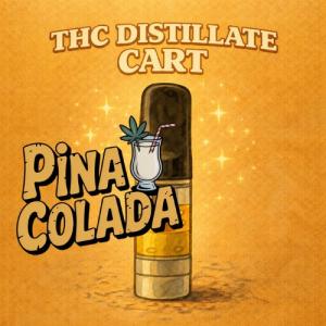THC Distillate Vape Carts - Pina Colada