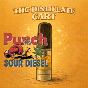 THC Distillate Vape Carts - Sour Diesel
