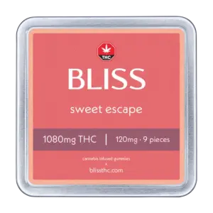 Sweet Escape 1080mg THC - Bliss Edibles