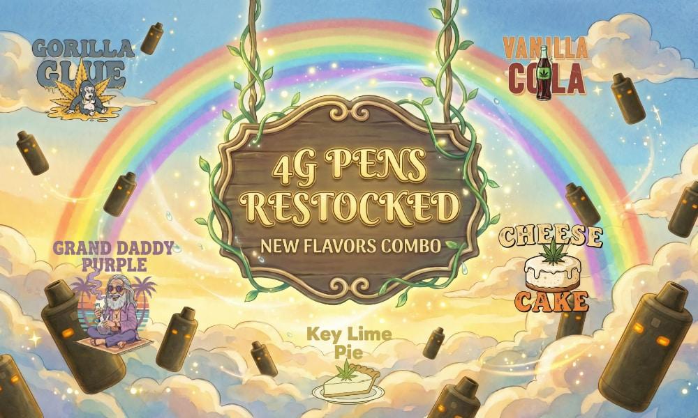 4G Pen Restocked